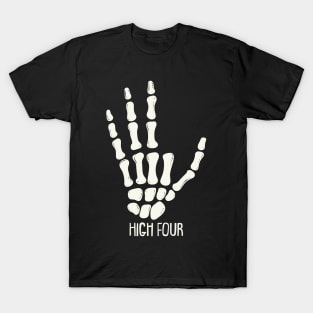 High Four - Funny Finger Amputee Gift T-Shirt